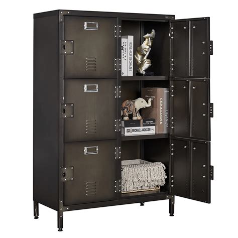 steel locker cabinet online|metal locker cabinet 6 doors.